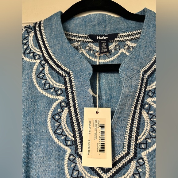 NWT Hatley Marin Shift Dress - Chambray Large - Picture 5 of 11
